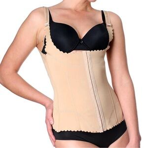 Prima Valentina Nude Body Shapewear Waist Train Cincher Underbust Corset Vest